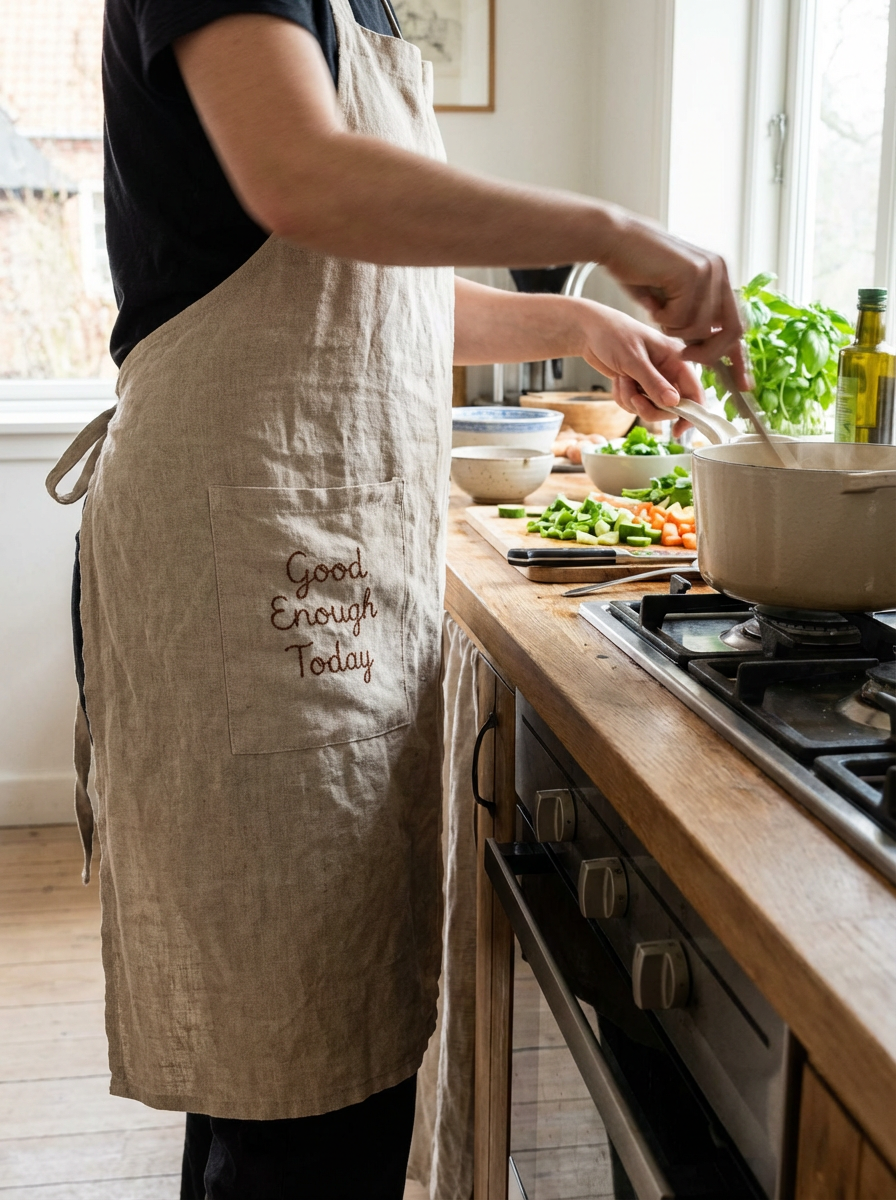 Nourish Apron - Cook with intention