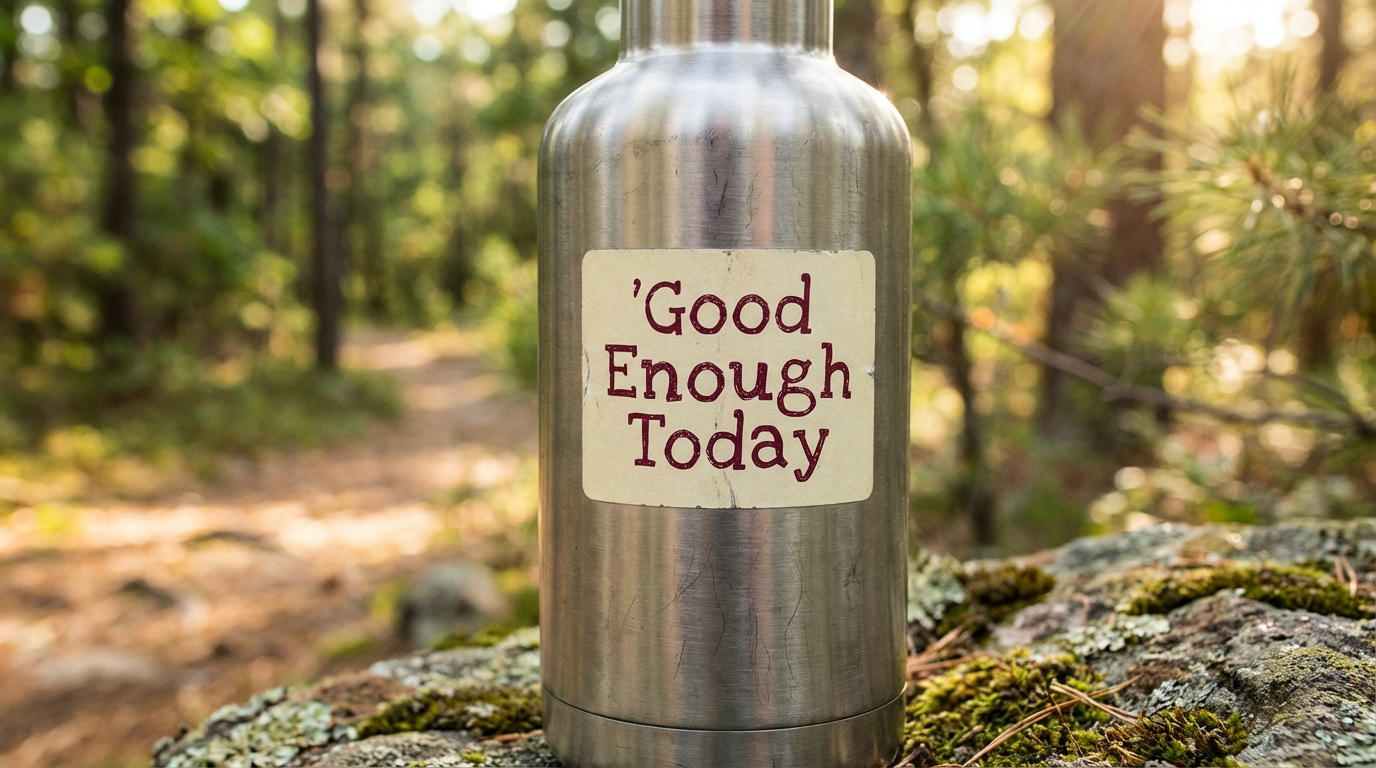 Good Enough Today Bumper Sticker - Share the message