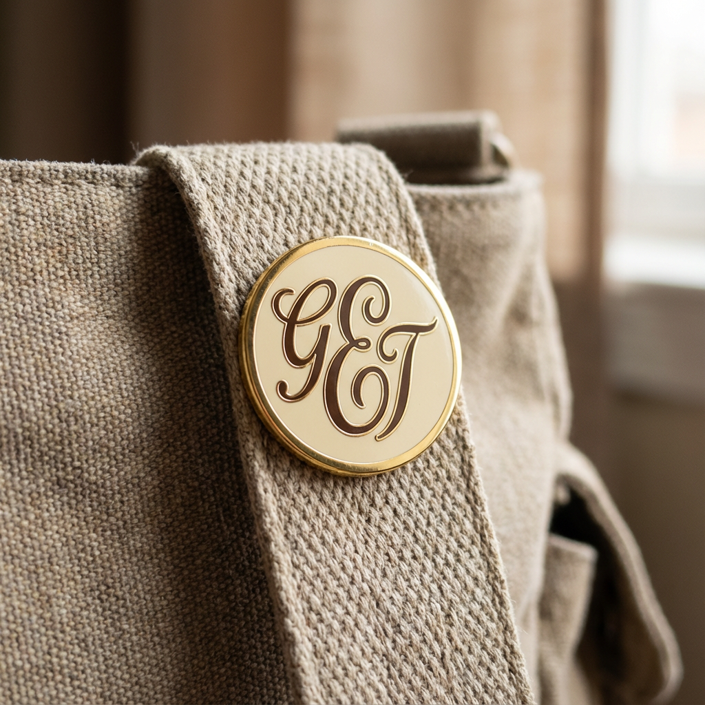 GET Logo Pin - Wear it close