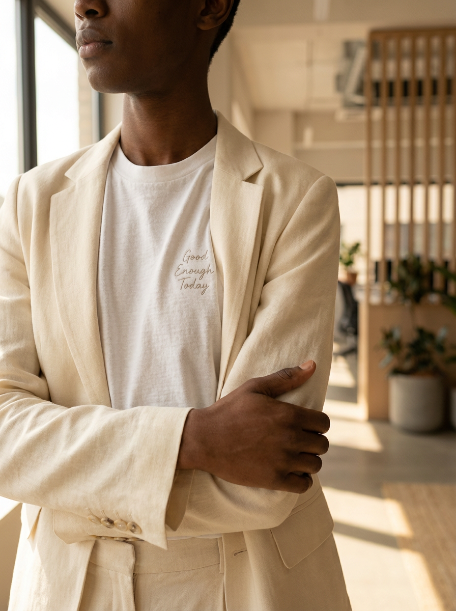 Essentials Tee - Simple. Present. Enough.